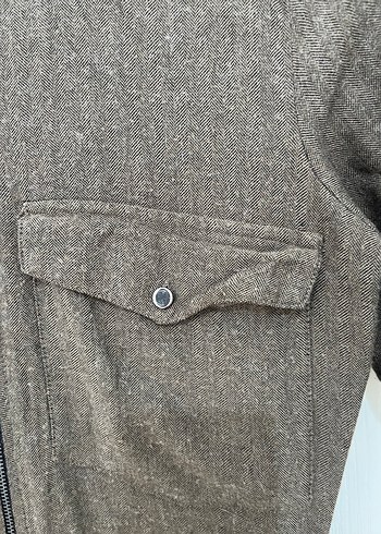 Kadın Kahverengi Keten Tulum - Görsel 5