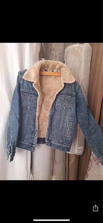 Mavi jeans kürk mont