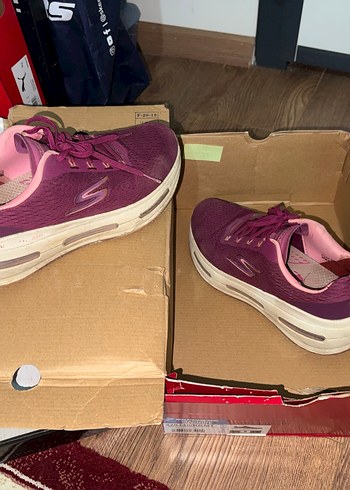 Koyu Pembe Spor Kadın skechers archfit - Görsel 3