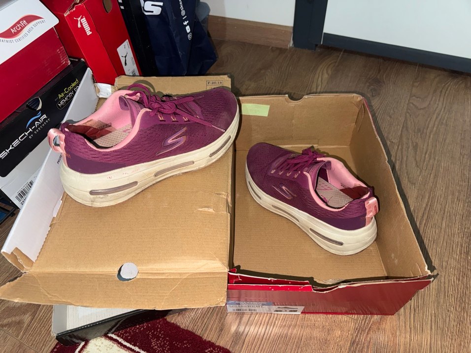 Koyu Pembe Spor Kadın skechers archfit - Görsel 3