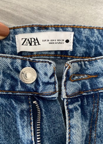38 Beden mavi Renk Kadın Blue Slim Fit Jean