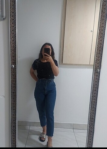 Yüksek bel pantulon