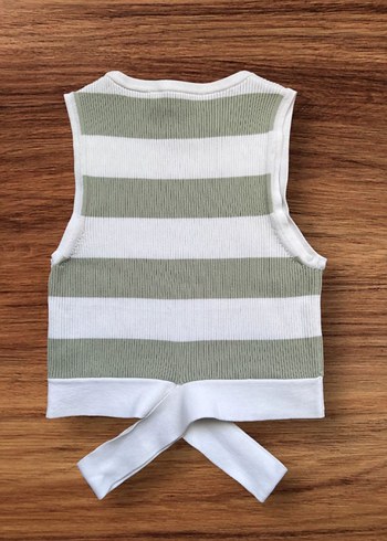 s Beden Bershka Çizgili Crop