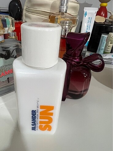 Jil Sander SUN boş şişe.