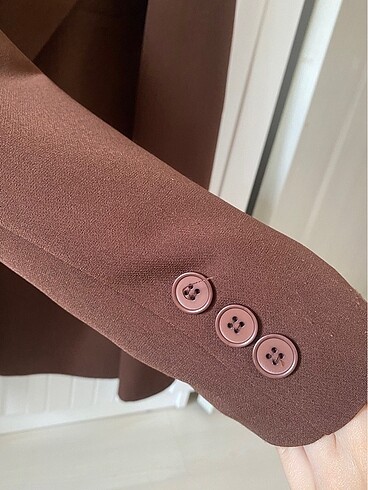 40 Beden kahverengi blazer ceket