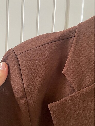 40 Beden kahverengi Renk kahverengi blazer ceket