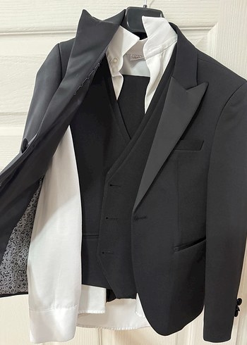 Klasik Siyah Erkek Takım Elbise - Görsel 2