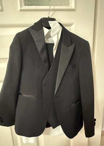 Klasik Siyah Erkek Takım Elbise - Görsel 5