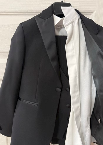 Klasik Siyah Erkek Takım Elbise - Görsel 4