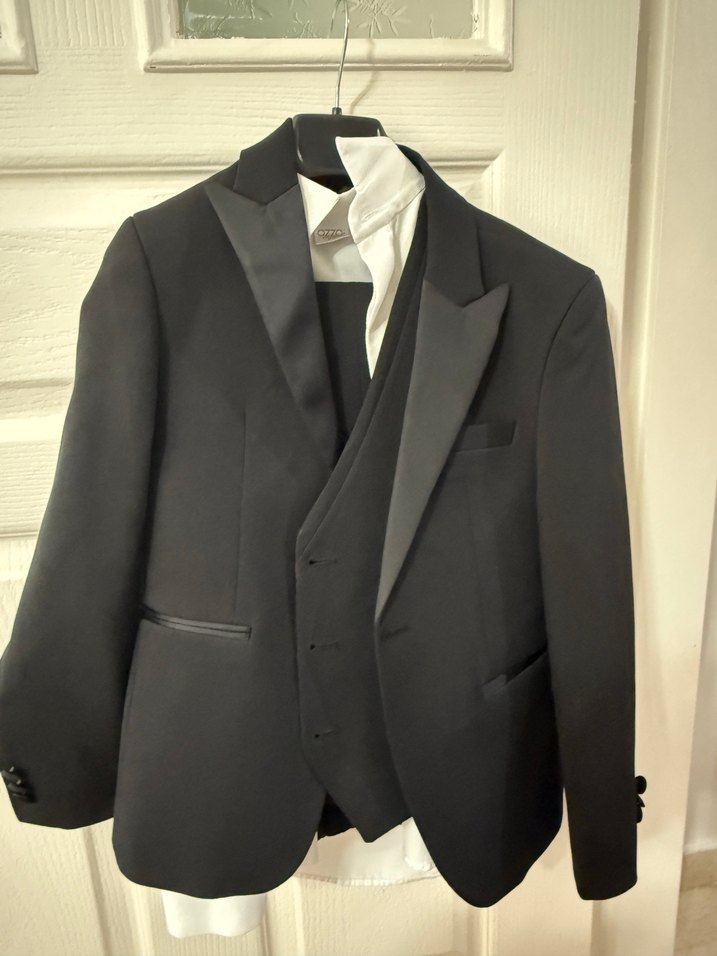 Klasik Siyah Erkek Takım Elbise - Görsel 5