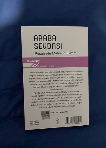 Araba Sevdası - Recaizade Mahmud Ekrem - Görsel 2