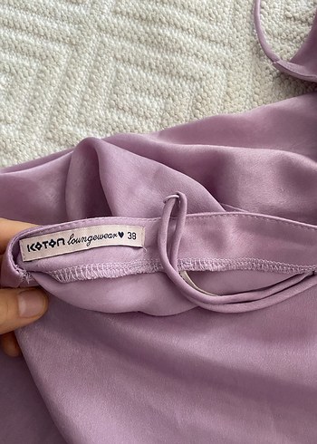 Koton saten elbise - Görsel 3