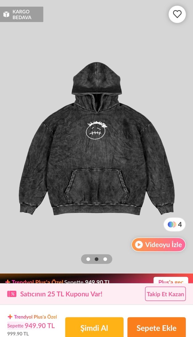 travis scott cactusjack sweatshirt - Görsel 2