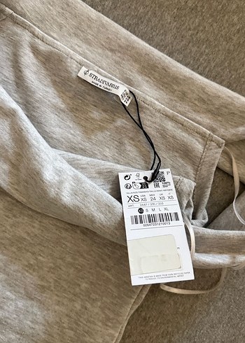 stradivarius omzu açık bluz üst - Görsel 2