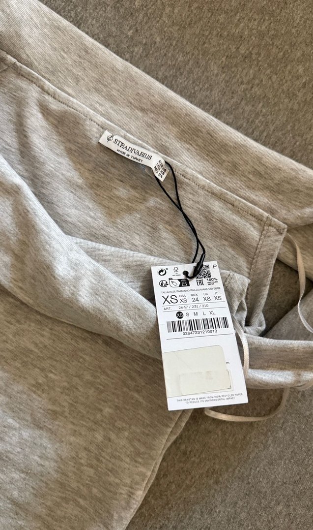 stradivarius omzu açık bluz üst - Görsel 2