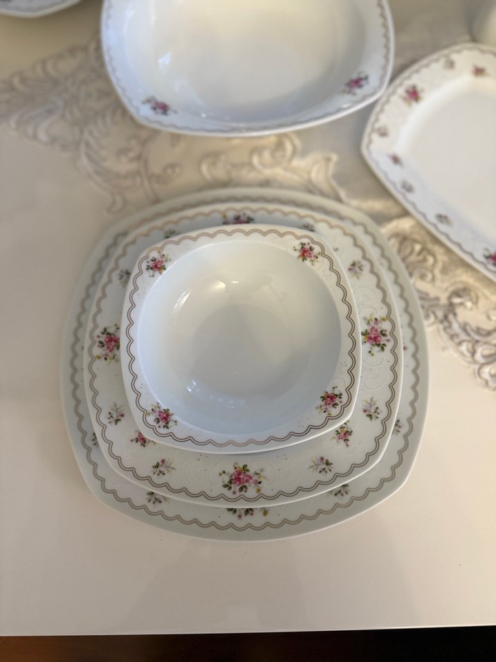 Korkmaz 12 Kişilik Porselen Yemek Takımı - Görsel 5