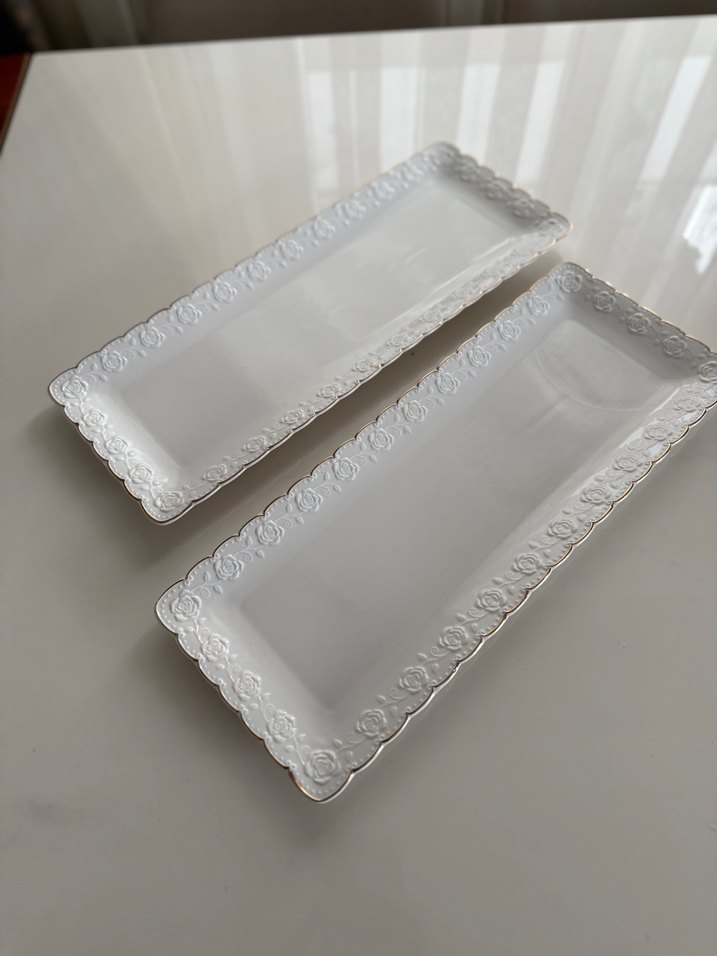 Porselen Baton sunumluk tabaklar ADET FİYATTIR - Görsel 2