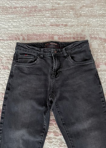 Gri Erkek Normal Kesim Kot Pantolon - Görsel 2