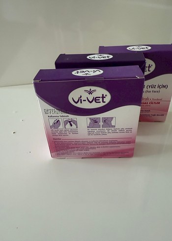 Vi-Vet Pudralı Yüz İçin Sir Ağda Bandı adet fiyattır - Görsel 2