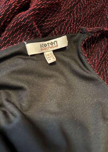 Bordo Simli V Yaka Kadın Tulum - Görsel 3