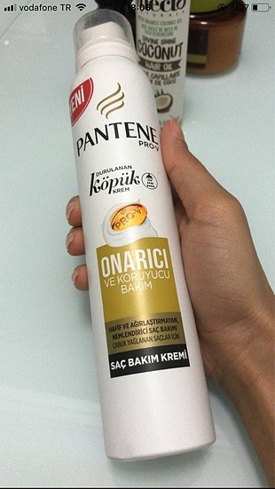 Panthene köpük formunda saç kremi