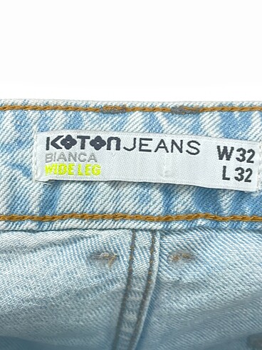 32 Beden mavi Renk Koton Jean / Kot %70 İndirimli.