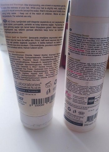 OVEX Saç Bakım Maskesi ve Brightening Köpük Temizleyici - Görsel 3