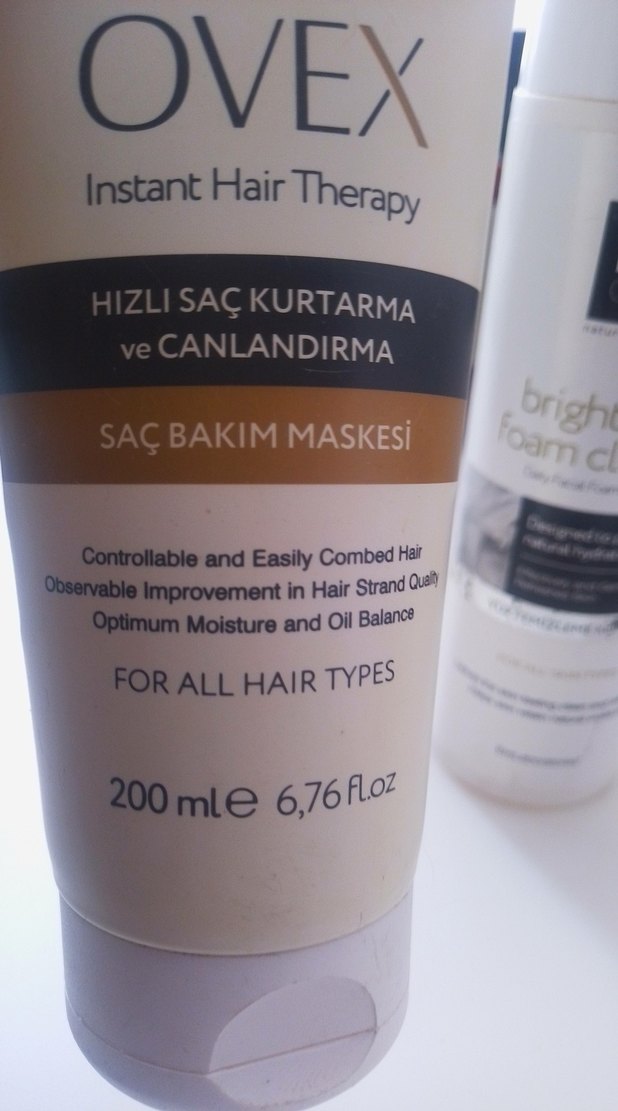 OVEX Saç Bakım Maskesi ve Brightening Köpük Temizleyici - Görsel 5