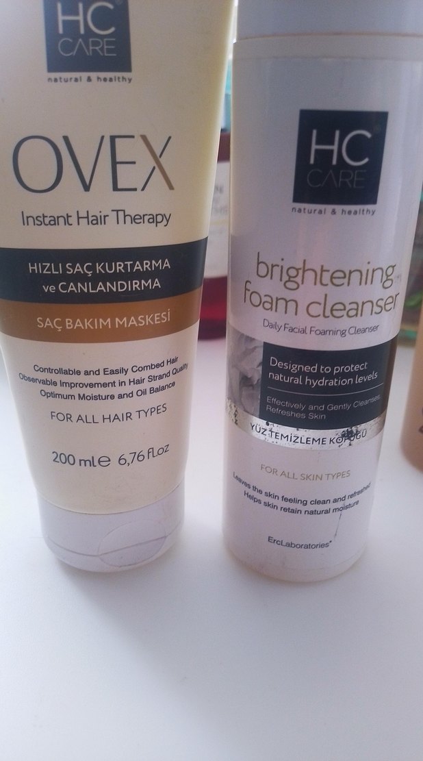 OVEX Saç Bakım Maskesi ve Brightening Köpük Temizleyici - Görsel 2