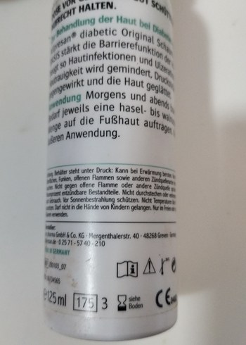 Beden Allpresan Diabetic Krem Köpük