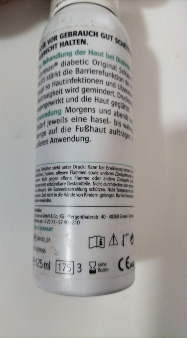 Allpresan Diabetic Krem Köpük - Görsel 3