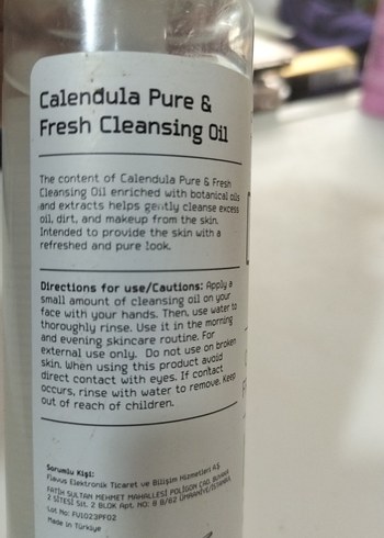 Beden Renk Skin40 Calendula Temizleyici Yağ