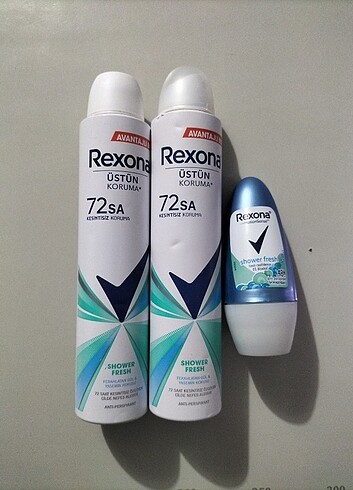 Rexona bayan deodorant ve roll on 