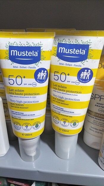 Mustela bebek çocuk güneş kremi