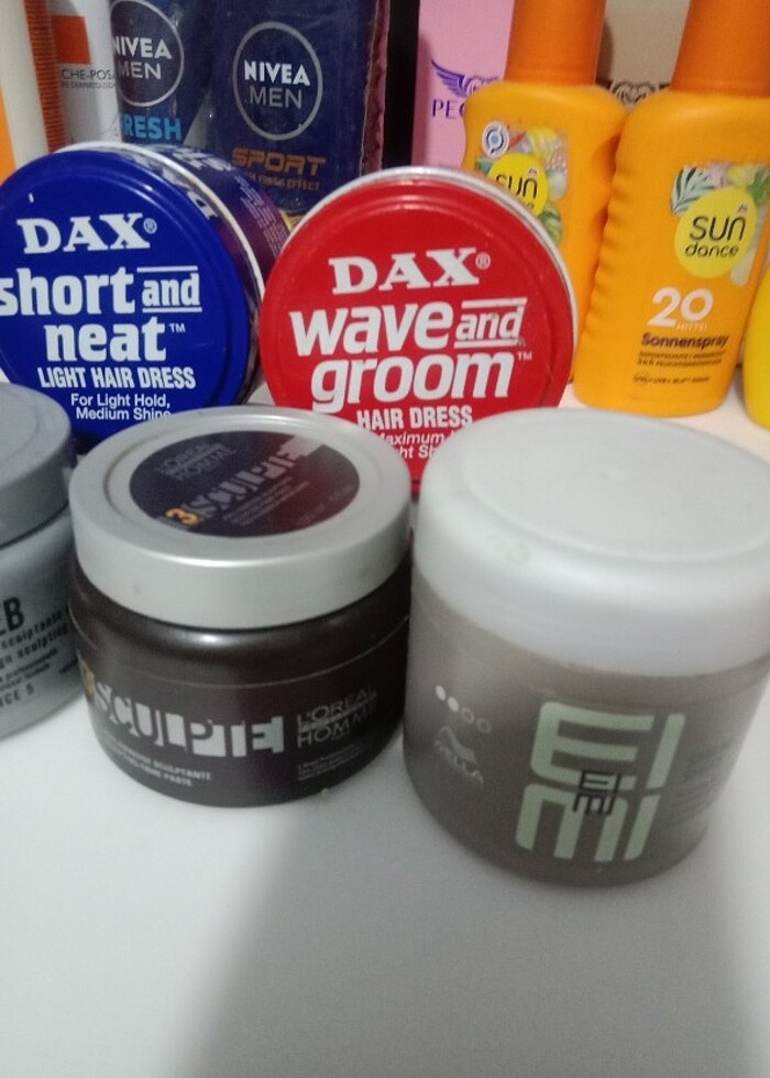 Çeşitli markalarda çeşitli etkilerde saç şekillendirici  - Görsel 4