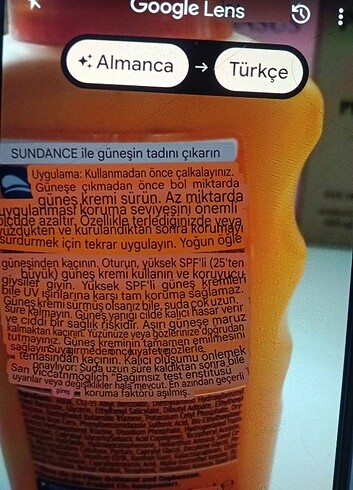 Sun dance güneş kremi - Görsel 5