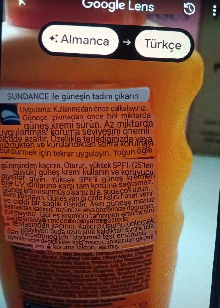 Sun dance güneş kremi  - Görsel 5
