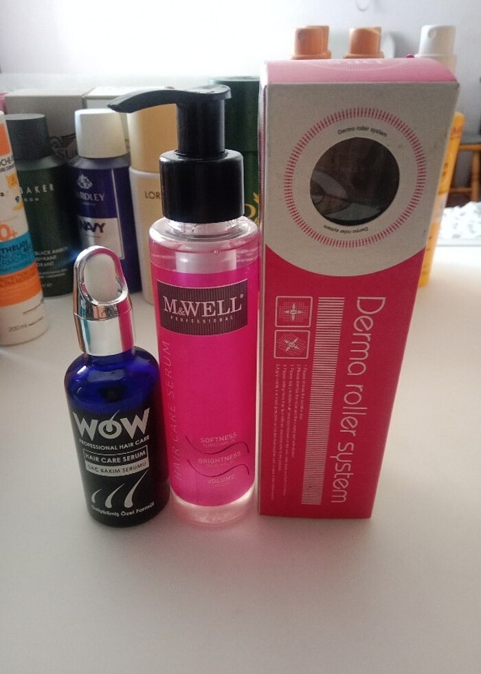 Saç bakımı serumu ve dermoroller  - Görsel 3