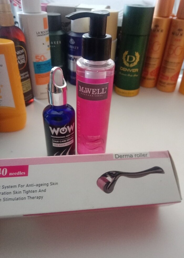 Saç bakımı serumu ve dermoroller  - Görsel 4