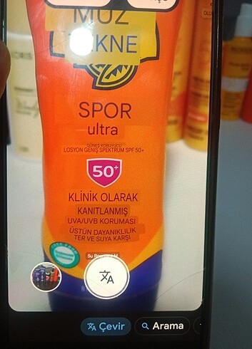 Beden Renk Banana boat güneş kremi