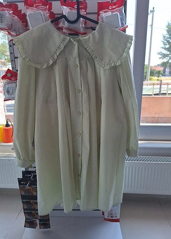 mint yeşili Kadın Vintage Yaka gömlek