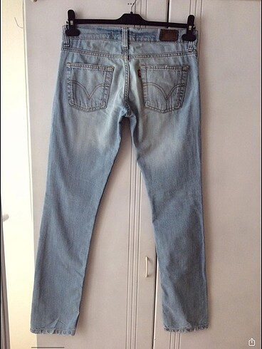 Levis Y2K düşük bel Levi?s Eve Straight Vintagecore