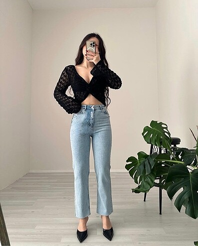 Pull and Bear Pull&Bear önü düğümlü orj. top