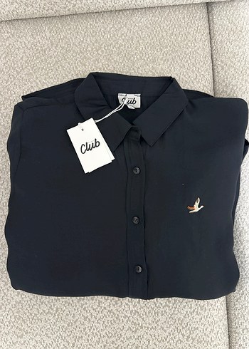 Beymen Club Siyah Nakışlı Klasik Gömlek - Görsel 4