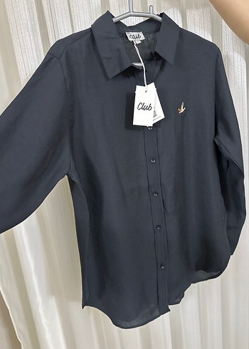 Beymen Club Siyah Nakışlı Klasik Gömlek - Görsel 3