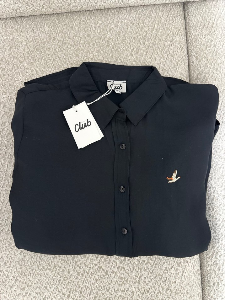 Beymen Club Siyah Nakışlı Klasik Gömlek - Görsel 4