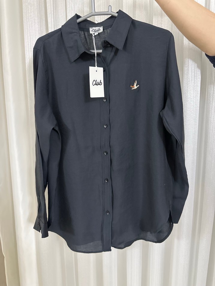 Siyah Beymen Club Uzun Kollu Casual Kadın Gömlek - Görsel 3