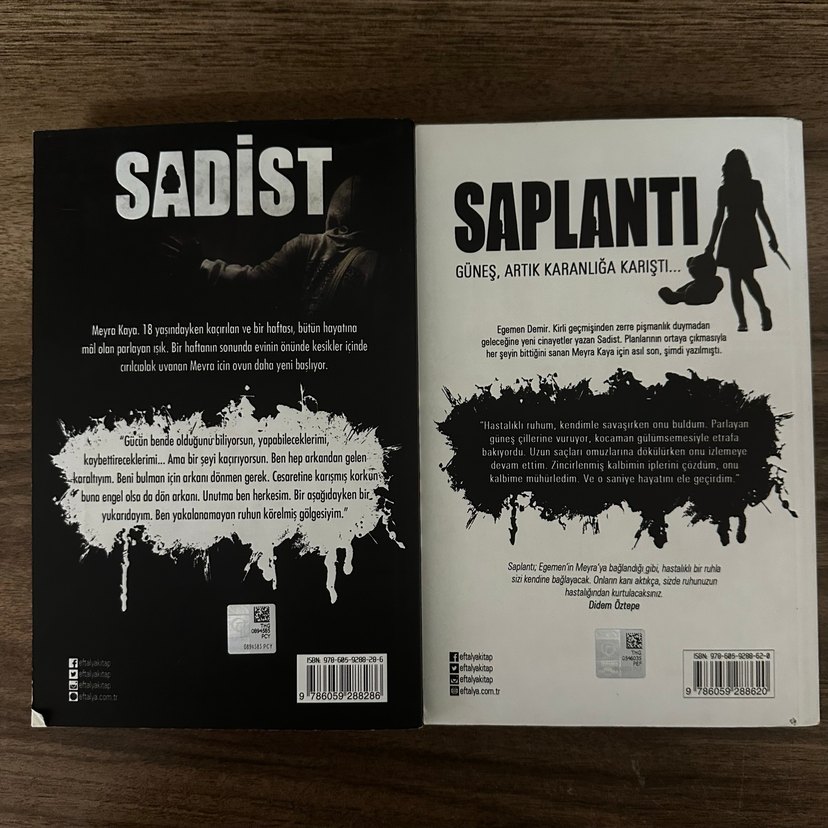 Beyzanur Yılmaz'dan Sadist ve Saplantı roman - Görsel 2