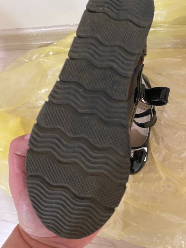 Kız Çocuk Siyah Rugan Tokalı Babet - Görsel 3