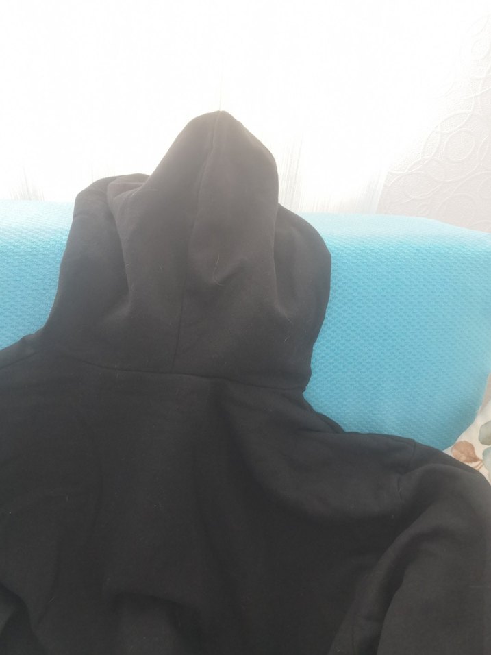 Kapüşonlu Siyah Kadın Sweatshirt - Görsel 5